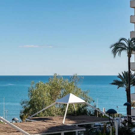 Seaview Beachfront Studio With Aqua Park & Balcony Benalmadena Exterior photo