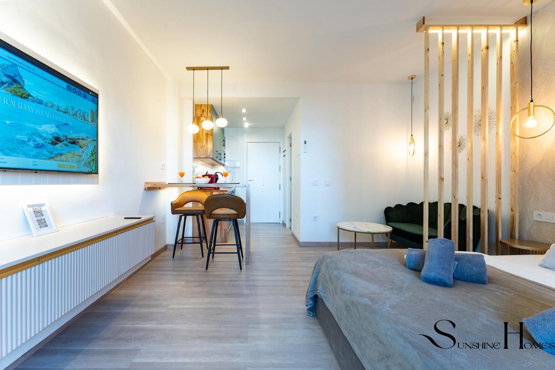 Seaview Beachfront Studio With Aqua Park & Balcony Benalmadena Exterior photo